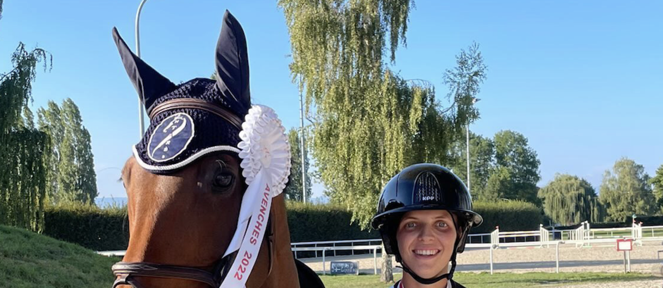 Stéphanie Despont et Diamond Girl à Avenches. © Privée