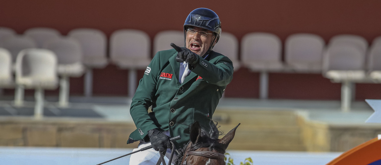 La joie d’El Ghali Boukaa qui offre au Maroc une deuxième victoire en Grand Prix sur le MRT 2022 !  ©Stefano Grasso/MRT