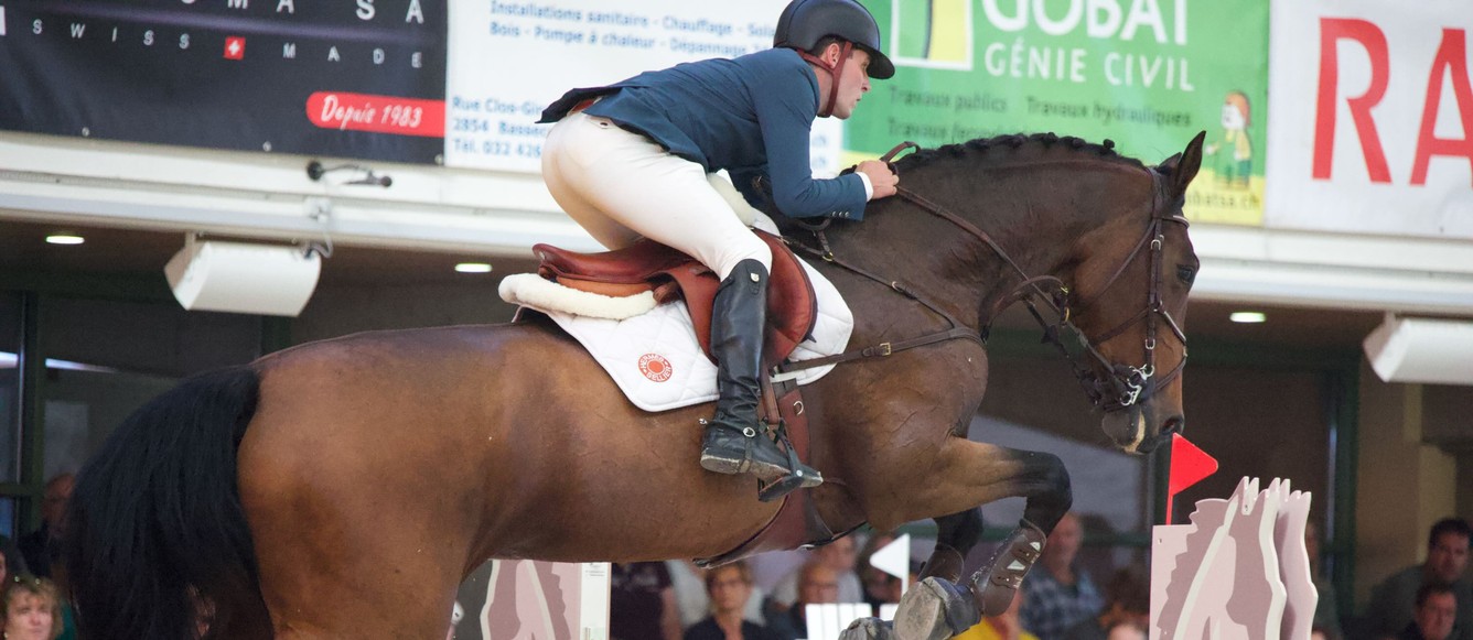 HIPPISME, Challenges de Chevenez, Grand Prix CSIY/M25, 1m45 Léon Pieyre et Verona, 2emes- PHOTO ROLAND J. KELLER