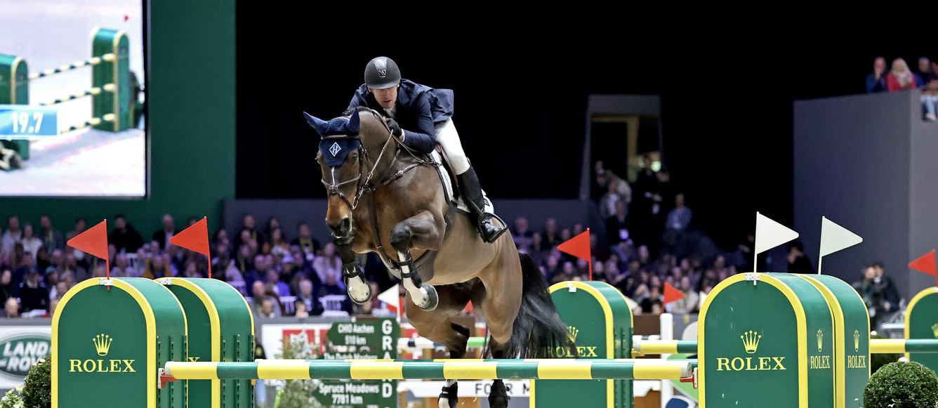 McLain Ward et HH Azur ont remporté le Grand Prix Rolex de Genève. Que d'émotions pour l'Américain! © Fabienne Bujard-Ebener