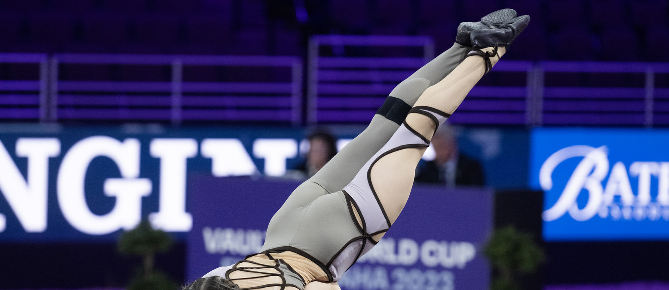 FEI World Cup™ Finals 2023 Omaha NE (USA).FEI Vaulting World Cup Final FemaleDanielle Bürgi SUI