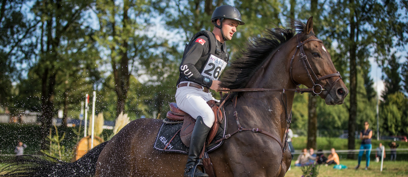 Robin Godel et Big Diamond, 2e du CCI 3*-S d'Equissima en 2022. ©equissima - Vincent Mivelaz