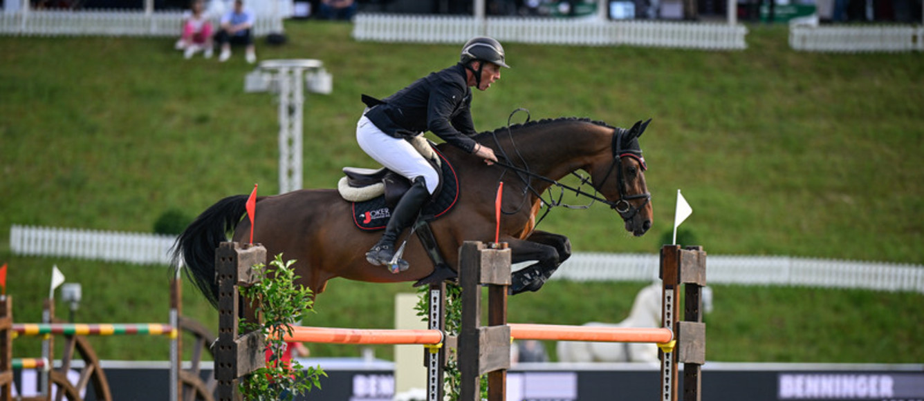 Alain Jufer et Dante MM au CSIO de St-Gall 2023. ©Katja Stuppia CSIO LDD