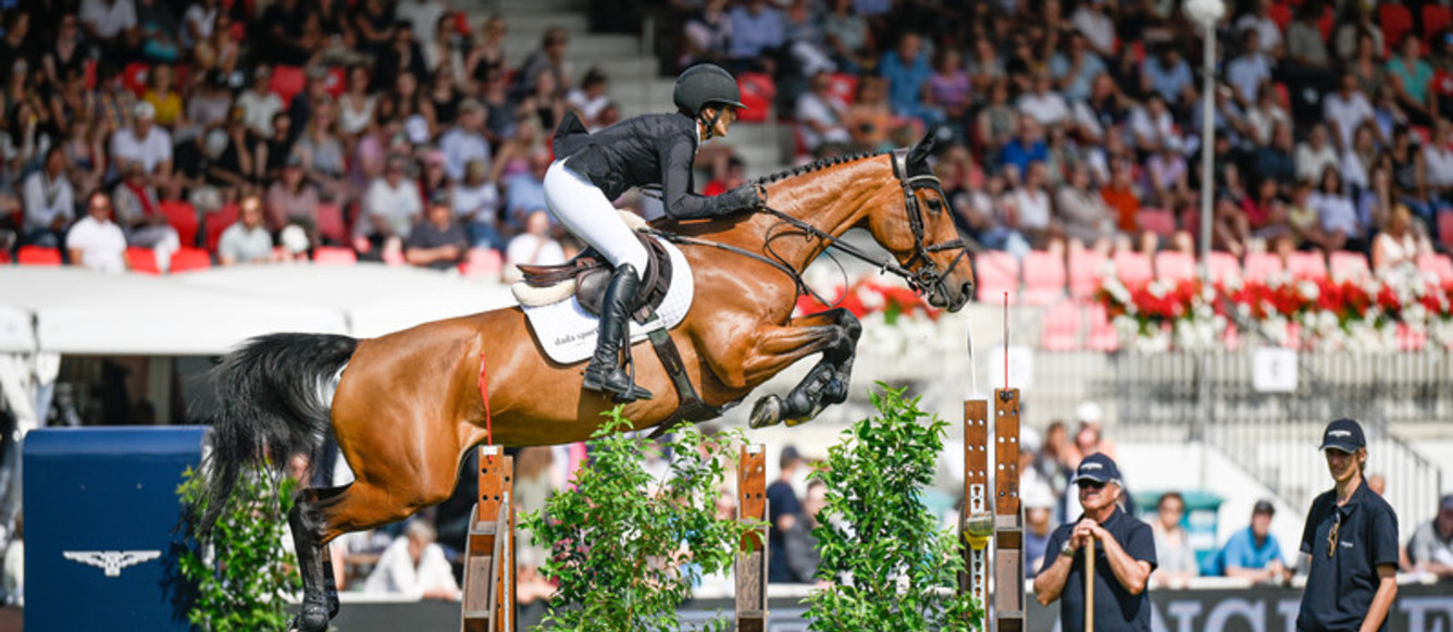 Janika Sprunger et Orelie au CSIO de St-Gall 2023. ©Katja Stuppia