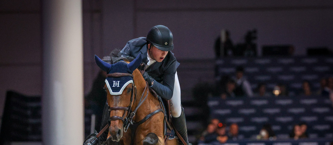 Harry Charles (GBR) Romeo 88 à Vérone en 2022. © FEI/Massimo Argenziano