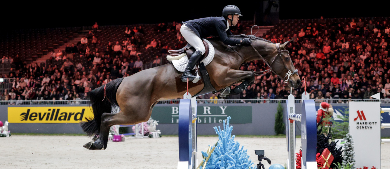 Kent Farrington et Toulayna ont mis tout le monde d'accord dans le Trophée de Genève jeudi soir à Palexpo. © CHI de Genève