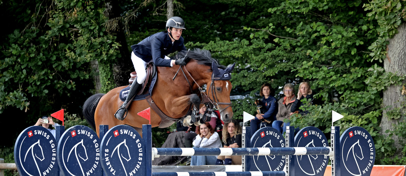 Gaëtan Joliat et Vérone du Hus Z ont mis tout le monde d'accord dans le Grand Prix de Corcelles. © Fabienne Bujard-Ebener
