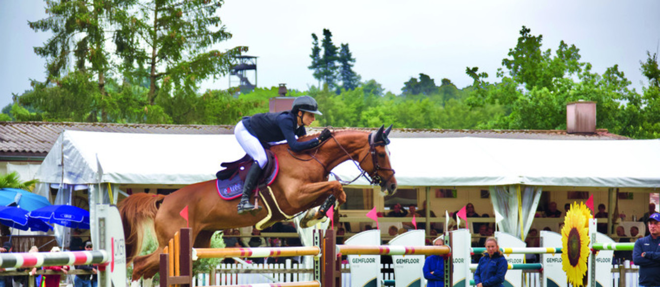 Eva Gautschi, ici à Kappelen-Lyss cet été lorsqu'elle a décroché le bronze au championnat de Suisse élite. © C. Gerhard/R