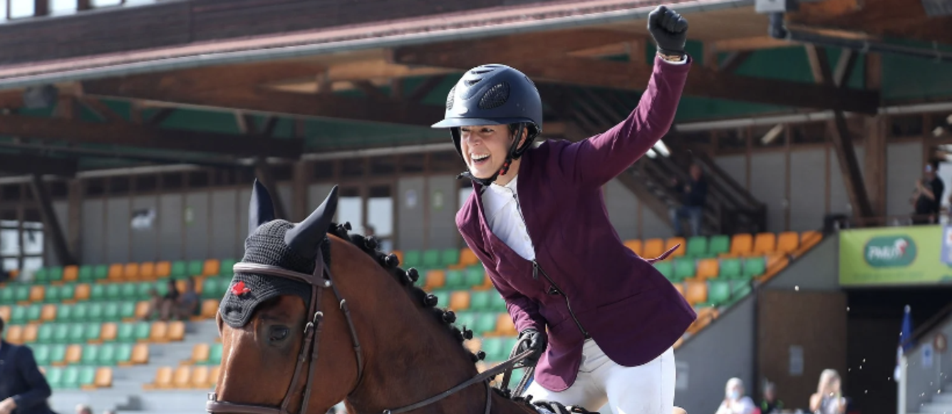 La 3e place dans la finale des 6 ans à Avenches (en bas à g.) est l’un des moments marquant de l’histoire entre Gillie Jaquet et Action Man du Chardon CH. © PhotoBujard