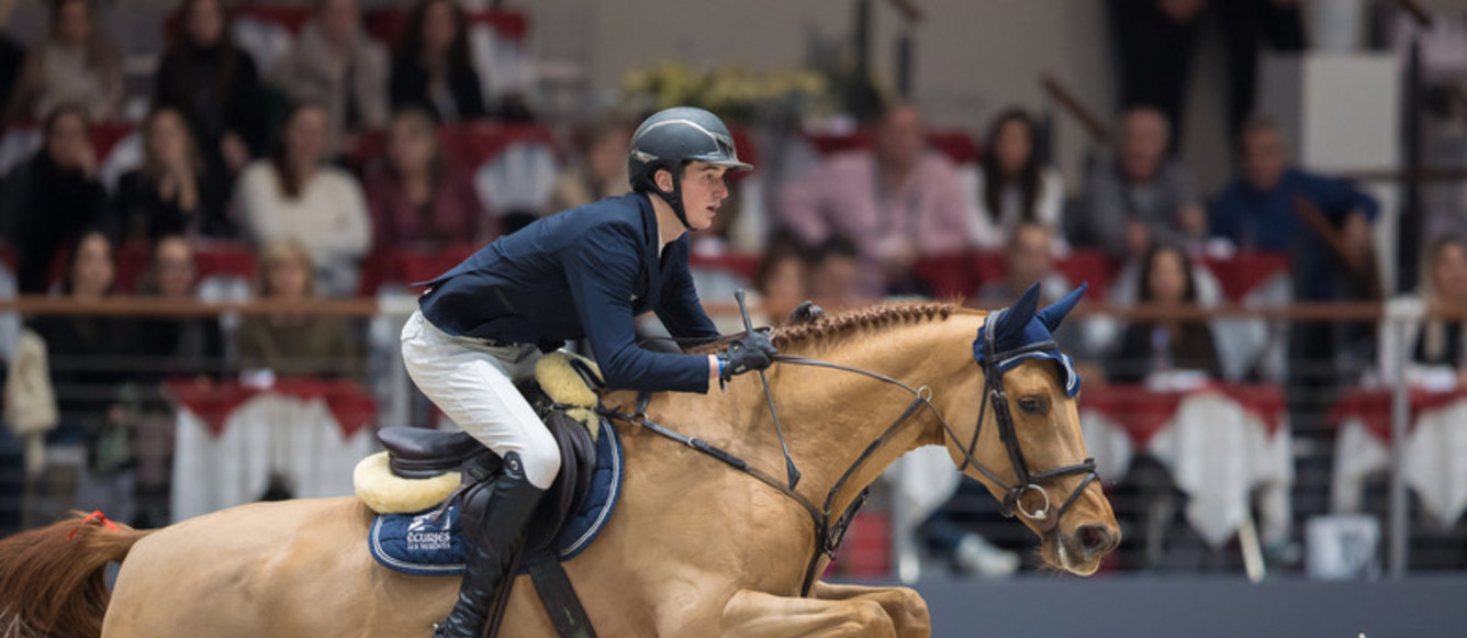 Gaëtan Joliat et Just Special VK lors du CHI de Genève 2024. ©Nicolas Hagmann