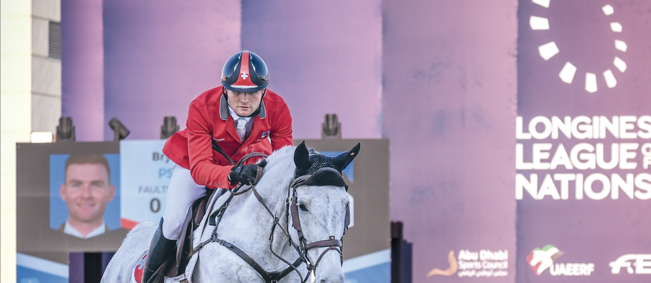 À Abou Dabi, Bryan Balsiger et la prometteuse PSG Starlight (10 ans) ont marqué de bons points en vue de la saison estivale. © Equus_Pic