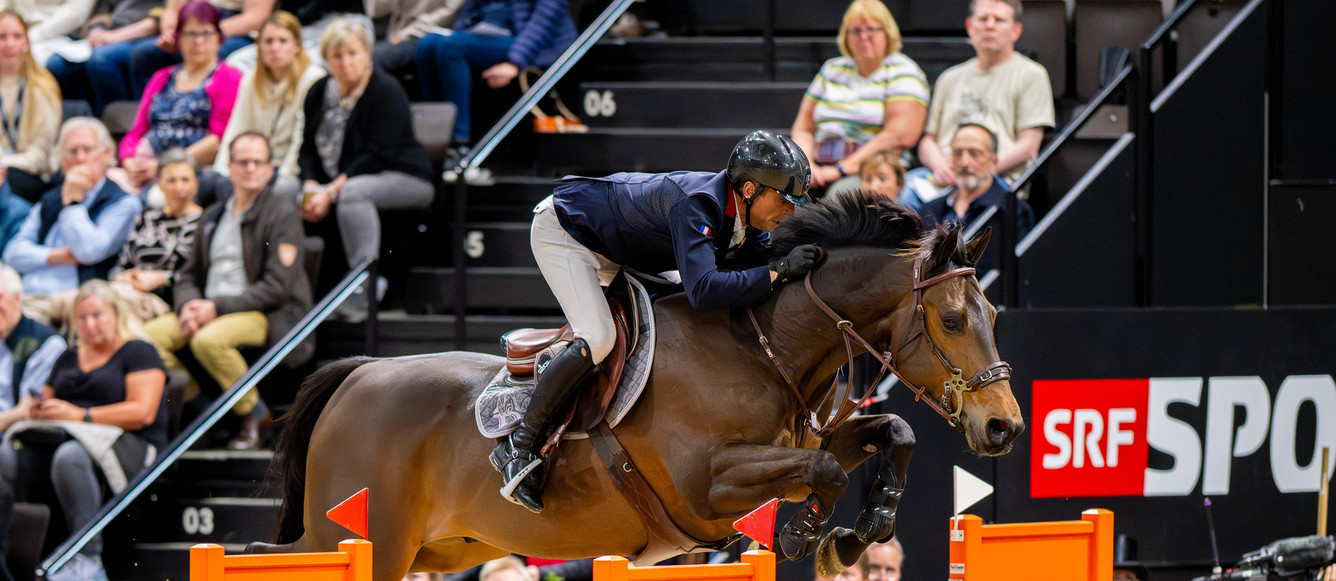 LONGINES FEI Jumping World Cup™ FinalJulien Epaillard (FRA) riding Donatello d'Auge during the Longines FEI Jumping World Cup - Second Final Competition at the FEI World Cup Final 2025Photo Credit: FEI/Benjamin Clark