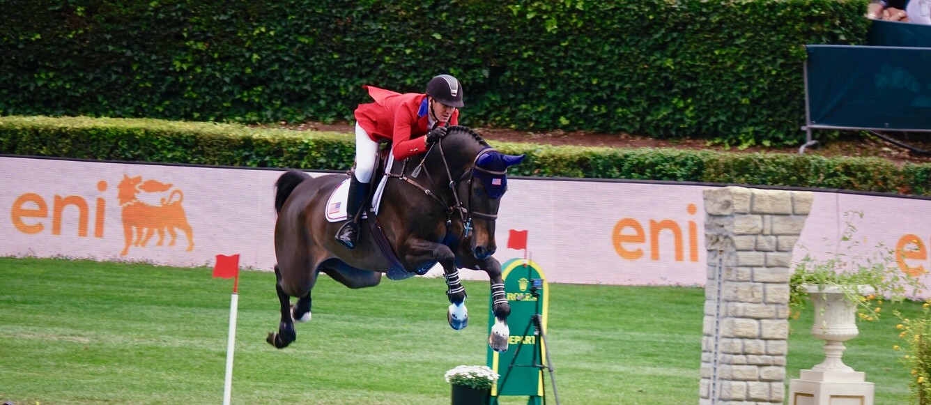 Mc Lain Ward et Imperial lors de la Coupe des Nations deRome