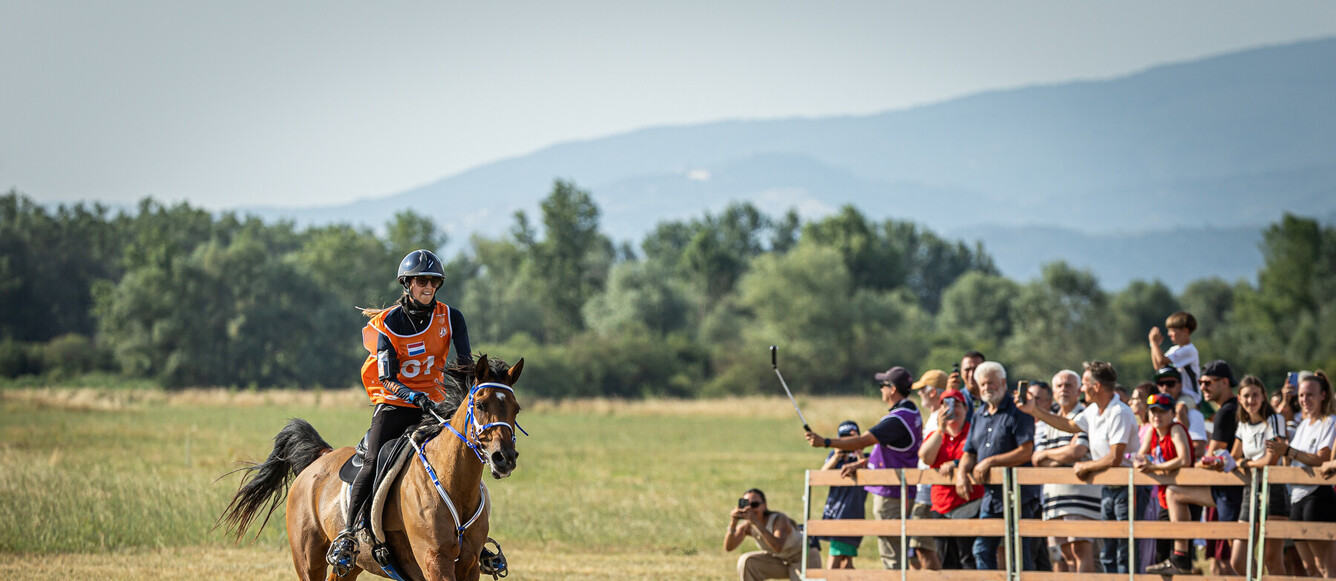 VISSER Marijke (NED) on CHAITANA DES CHAISES, Zigulì FEI Endurance European Championship for Seniors 2025