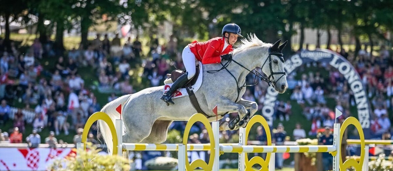 Nadja Peter Steiner mit Mila am CSIO St. Gallen 2025 |© Katja Stupja 