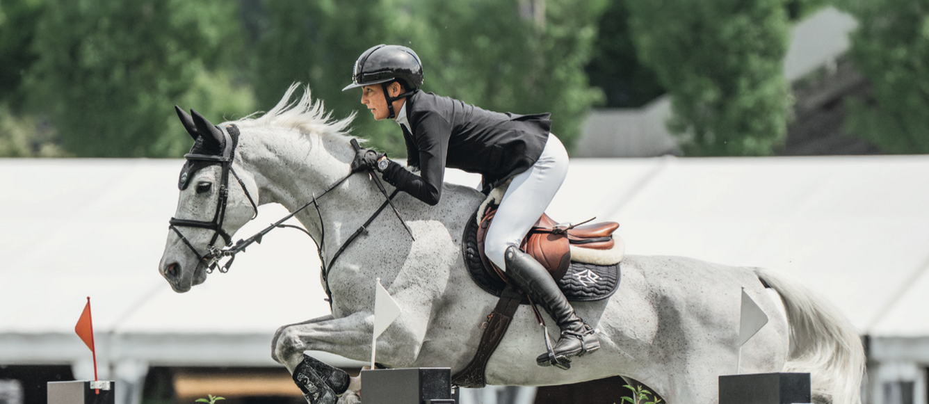 À St-Gall, Nadja Peter Steiner a signé un double sans-faute dans la Coupe des Nations Land Rover Discovery avec sa brillante Mila. Et elle est passée près d'une victoire le dimanche. © Soraya Exquis