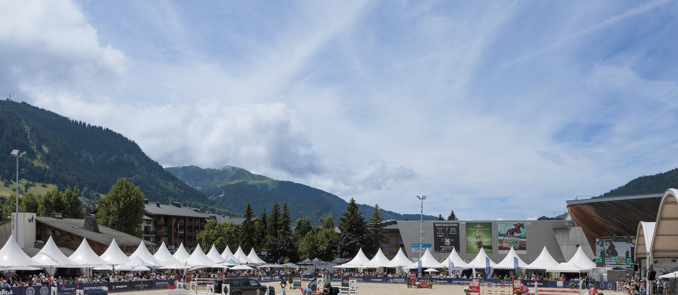 Le CSI 3* de Megève a permis à plusieurs Suisses de se classer, notamment dans le Grand Prix. © Jumping International Megève