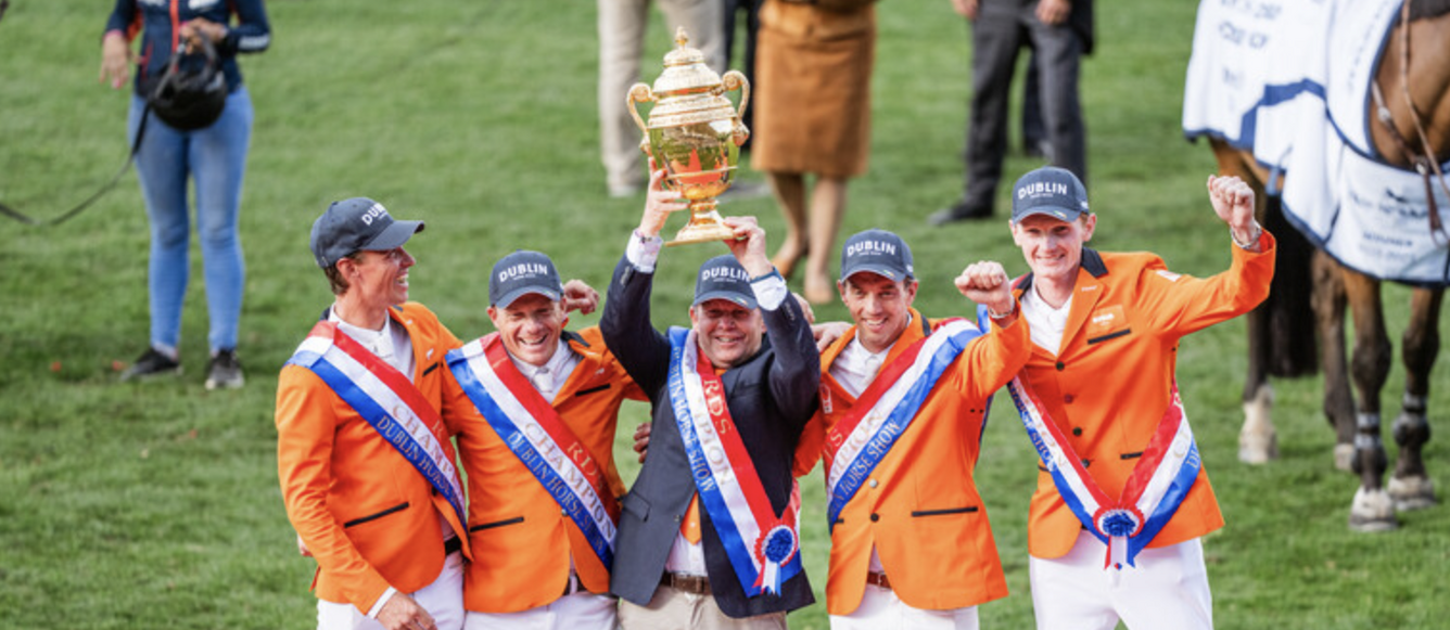 Les Pays-Bas ont remporté la Coupe des Nations de Dublin. © Rolex Equestrian Series