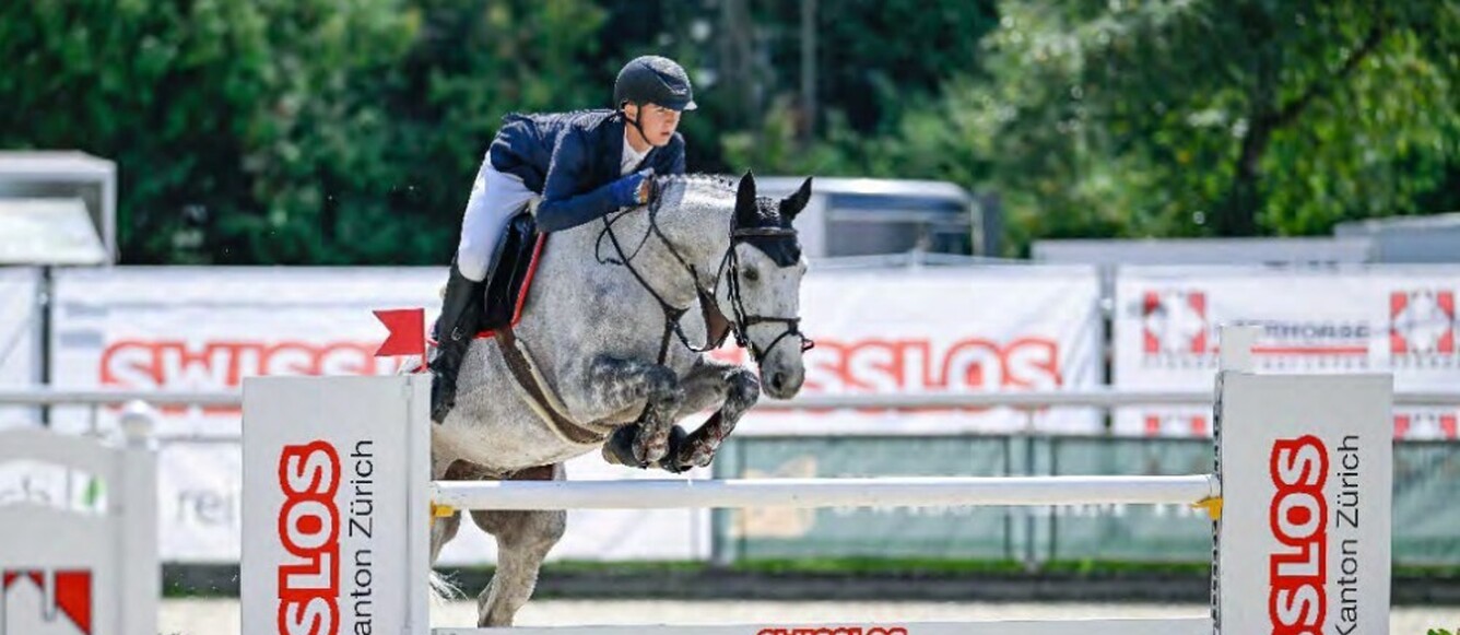 Janick Widmer et Pépito de Laubry ont remporté le Grand Prix U25 de Diesldorf. © Katja Stuppia