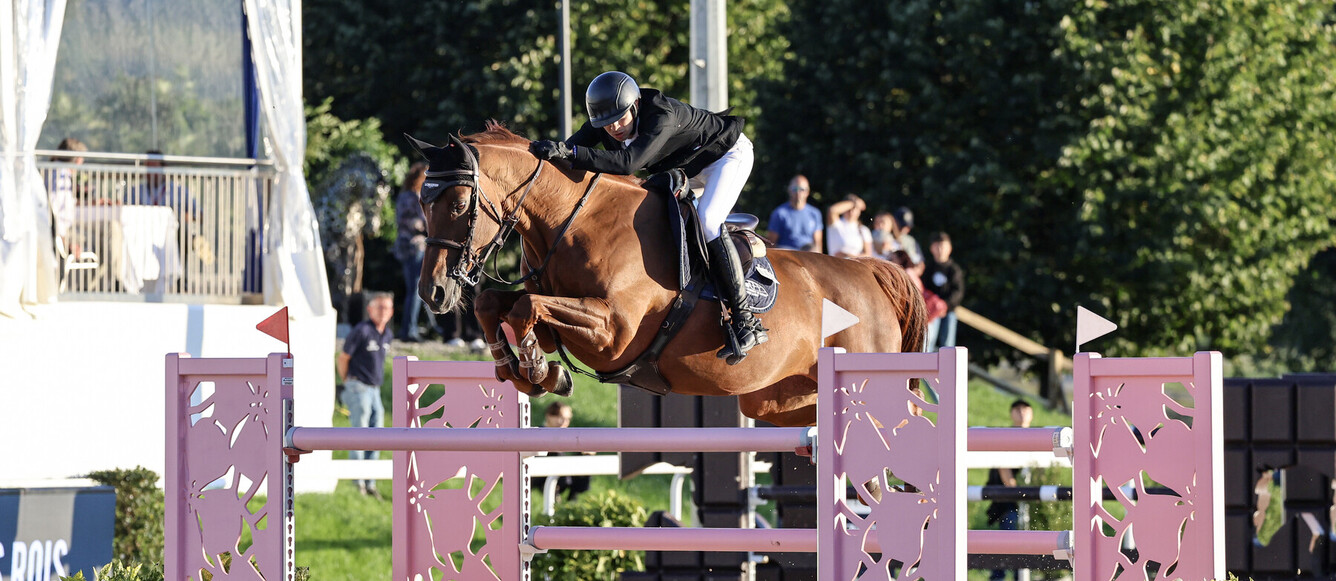 Thibaut Keller et Happy Girl T ont pris une belle 2e place dans le Grand Prix 4* d'Avenches. © Fabienne Bujard – Eclat Agency/LDD