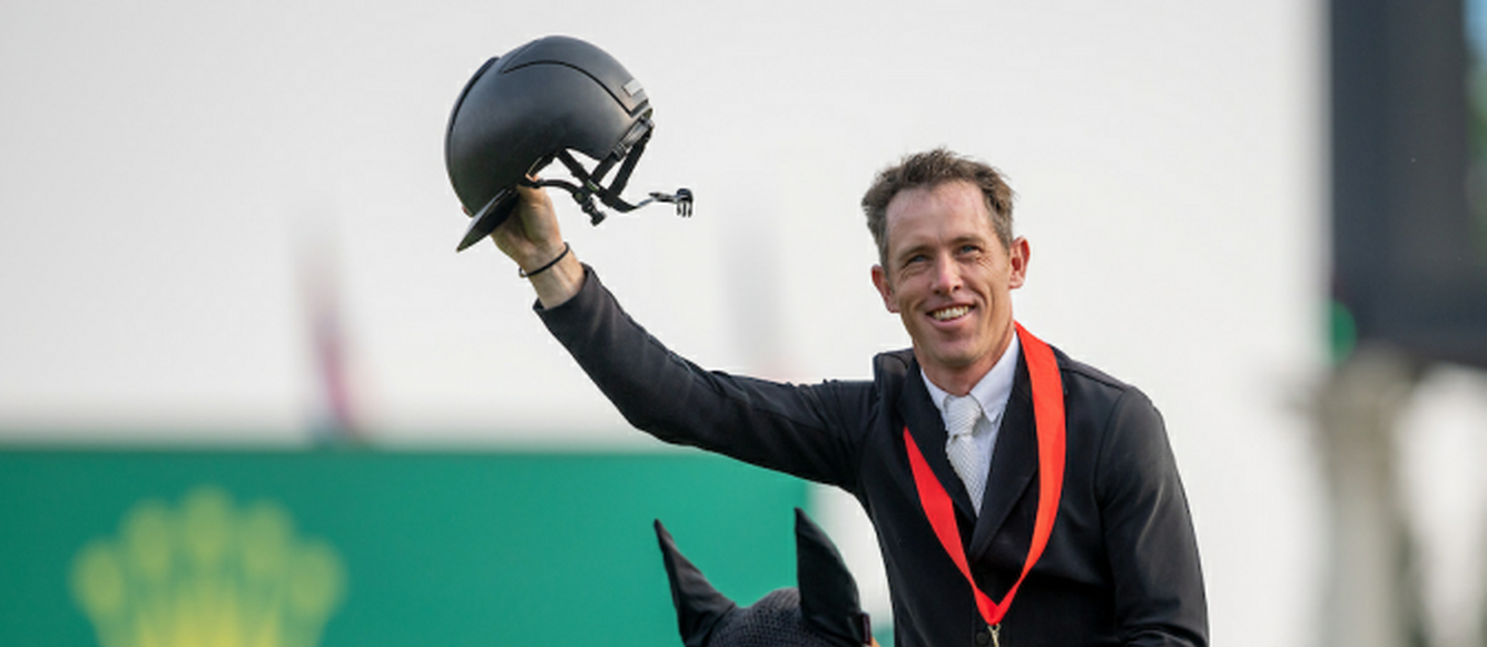 Scott Brash et Hello Jefferson ont triomphé ce dimanche à Calgary. © Ashley Neuhof/RGS