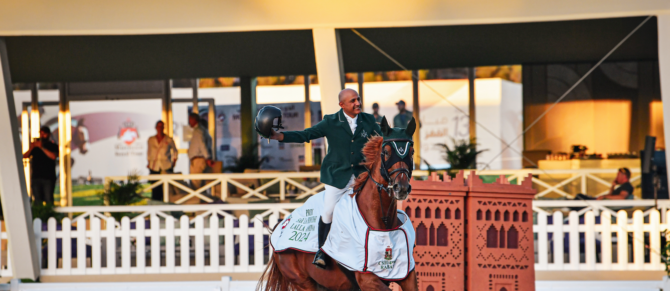 Ramzy Al Duhami s'était imposé l'an dernier dans le Grand Prix de Rabat avant de contribuer à la victoire de son équipe dans la Coupe (0+0). Le Saoudien est déjà en forme sur la tournée 2025 puisqu'il a remporté une épreuve à Tétouan le week-end dernier. © RB Presse/MRT