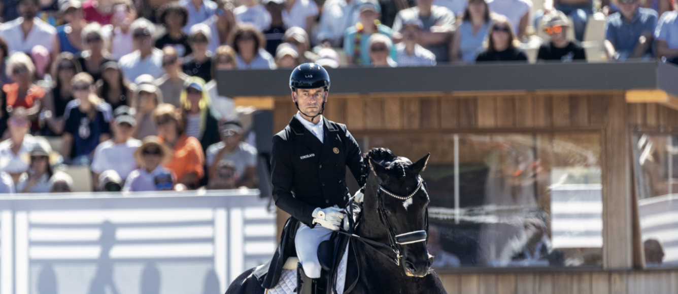 Avec Zonik Plus, Justin Verboomen a mis en valeur une équitation légère et connectée au cheval lors des Européens de Jiva Hill. © FEI-Leanjo de Koster