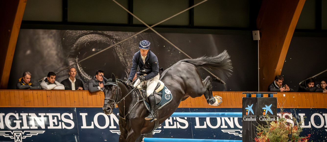 CSI5*LONGINES FEI JUMPING WORLD CUP, A Coruña(ESP)™2024Robert Whitaker (GBR) and Vermento, SECOND PLACE, CSI5*LONGINES FEI JUMPING WORLD CUP, A Coruña(ESP)™2024