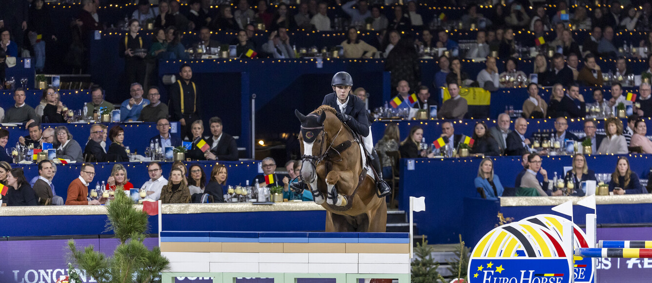 Thomas Gilles, BEL, Ermitage KaloneJumping Mechelen 2024© Hippo Foto Media - Sharon Vandeput30/12/2024