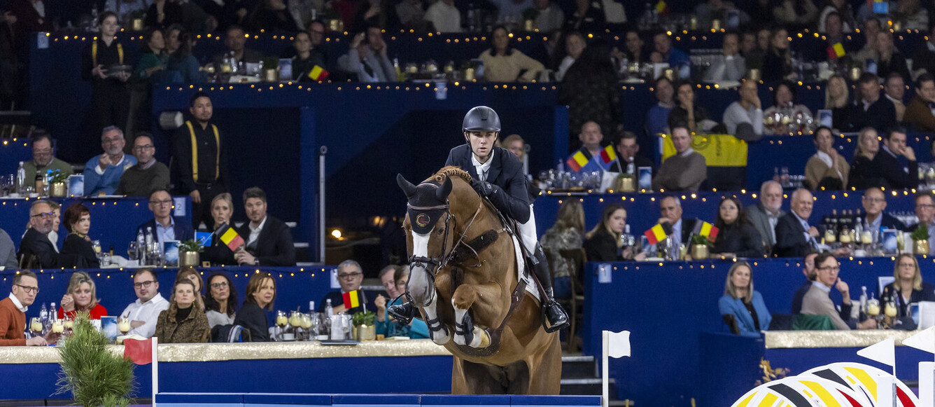 Thomas Gilles, BEL, Ermitage KaloneJumping Mechelen 2024© Hippo Foto Media - Sharon Vandeput30/12/2024