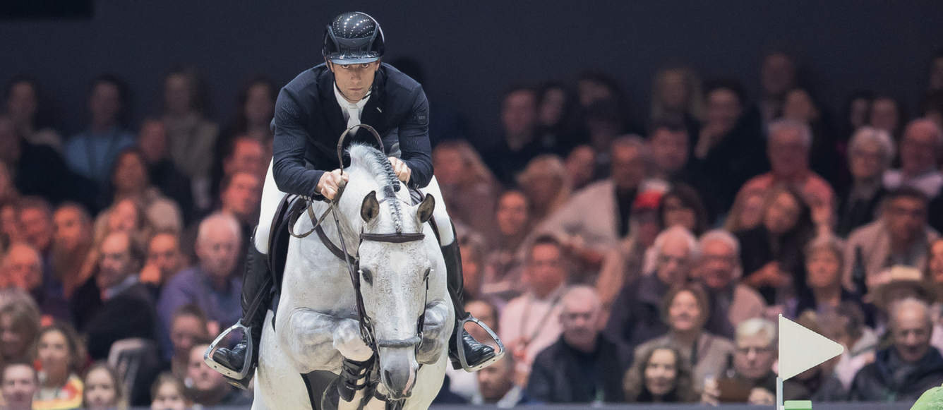 Richard Vogel et Cloudio, ici à Genève, défendront leur bien dans la 155 du vendredi et leur 3e place dans le Grand Prix 5* d'Hong Kong ce week-end. © Nicolas Hagmann