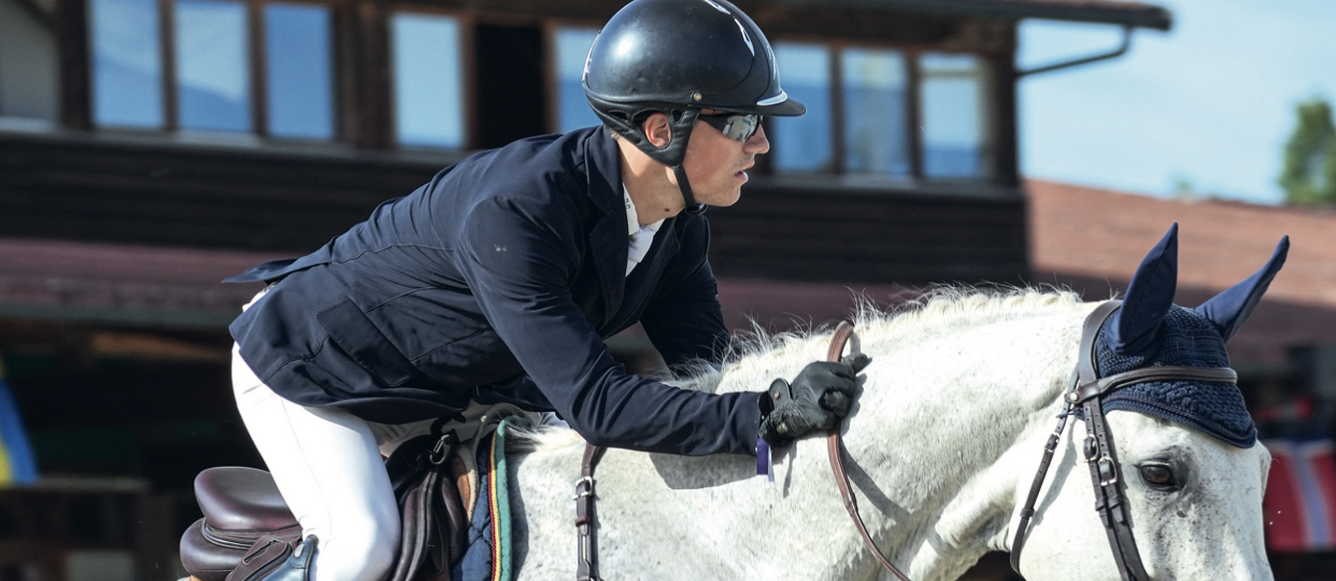 Bryan Smits, ici avec XX, a pris la 2e place du Grand Prix 3* de Busto avec Verdi. © Eclat Agency-EEF/R