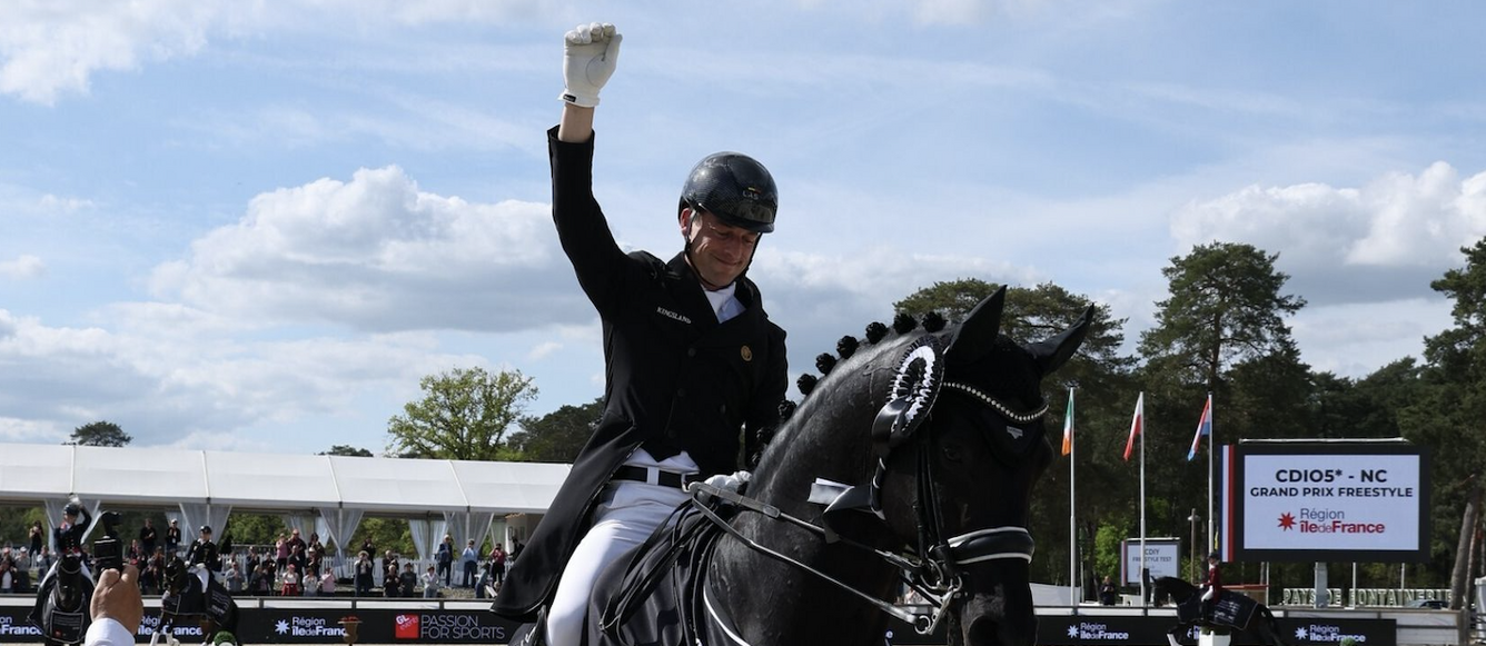 Justin Verboomen et Zonik Plus ont régné sur Fontainebleau. ©PSV-J.Morel