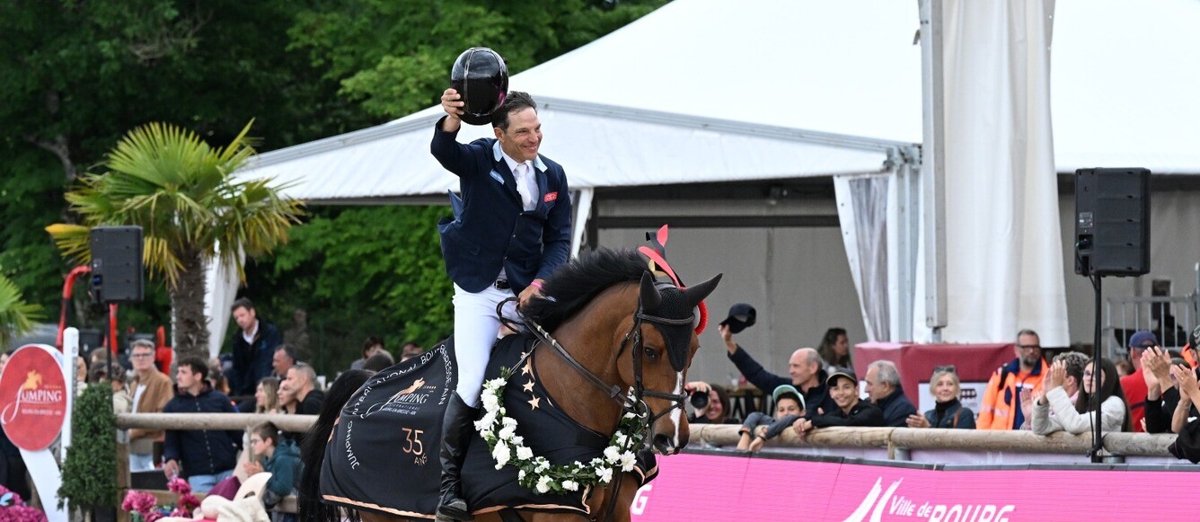 José Maria Larocca et Finn Lente ont gagné le Grand Prix 4* de Bourg-en-Bresse. © Agence Ecary/LDD