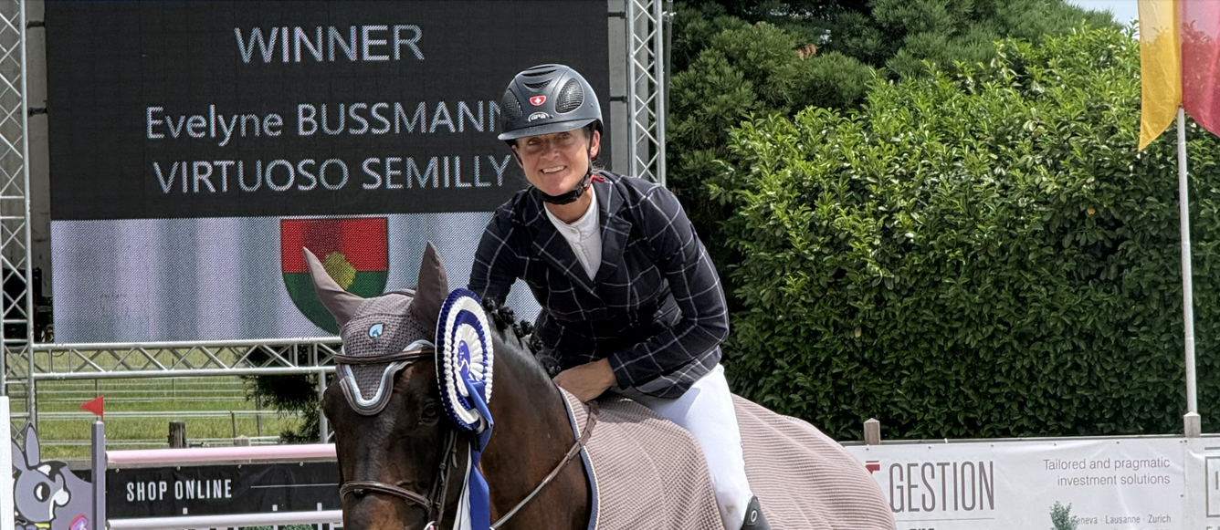 Belle victoire pour Evelyne Bussmann et Virtuoso Semilly dans le Grand Prix N155 de Crête-Vamdoeuvres. ©EO