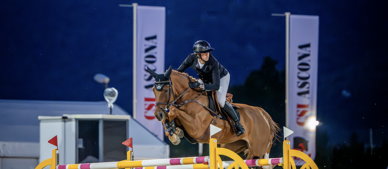 Martin Fuchs et Lorde au CSI d'Ascona. © CSI Ascona