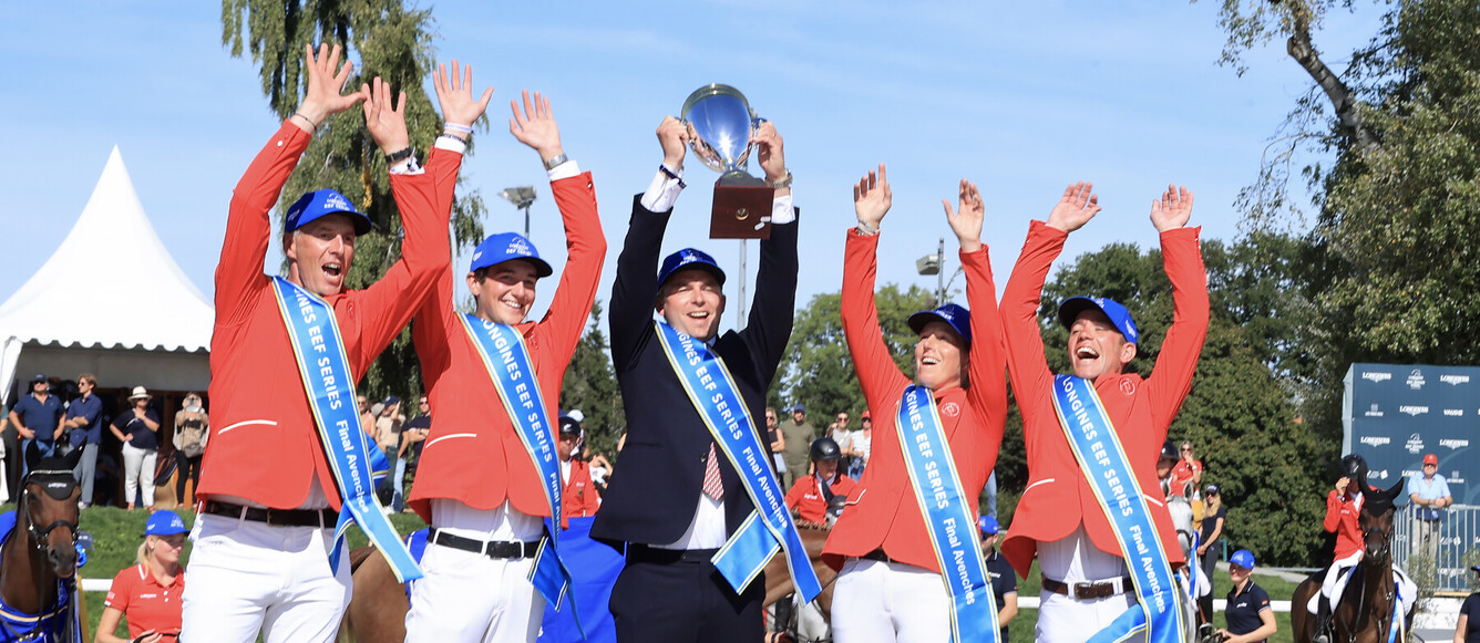 Avec Barbara Schnieper et trois Jurassiens dans l’équipe, Alain Jufer, Gaëtan Joliat et Anthony Bourquard, la Suisse de Peter van der Waaij avait triomphé l’an dernier sur ses terres dans la Finale Longines EEF Series.