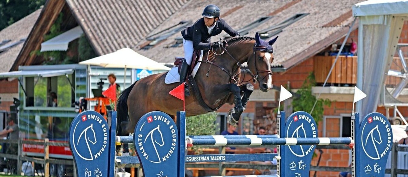 Noah Keller sera de l'équipe -21 aux Européens de la relève de Hagen. © PhotoBujard-Swiss Equestrian