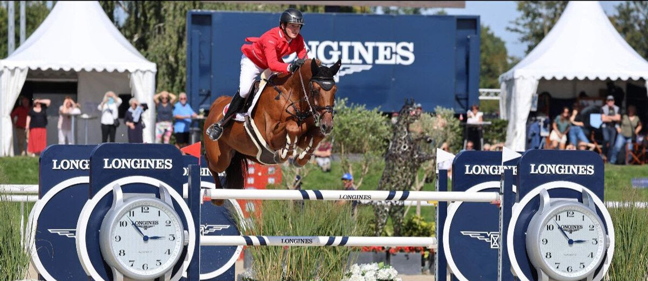Gaëtan Joliat avec Chelsea Z lors de la final des EEF Series à Avenches au 2025. © PhotoBujard