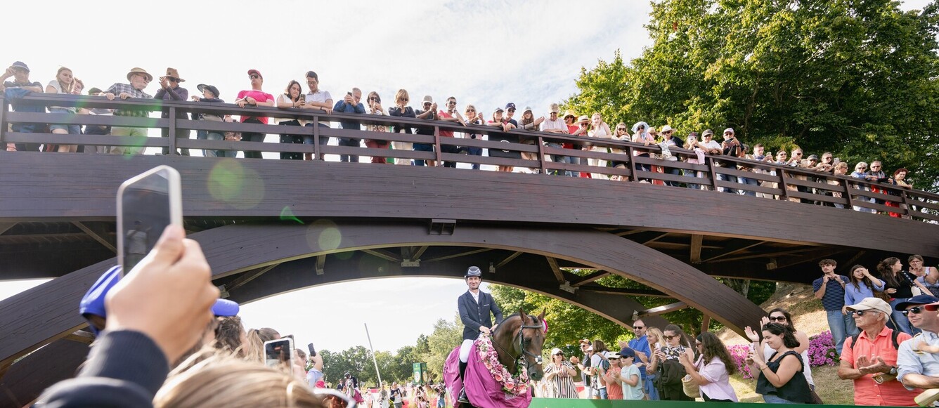 Après La Baule, Dinard et un nouveau Derby pour Steve Guerdat et Easy Star de Talma ©Rolex Series, LCruas