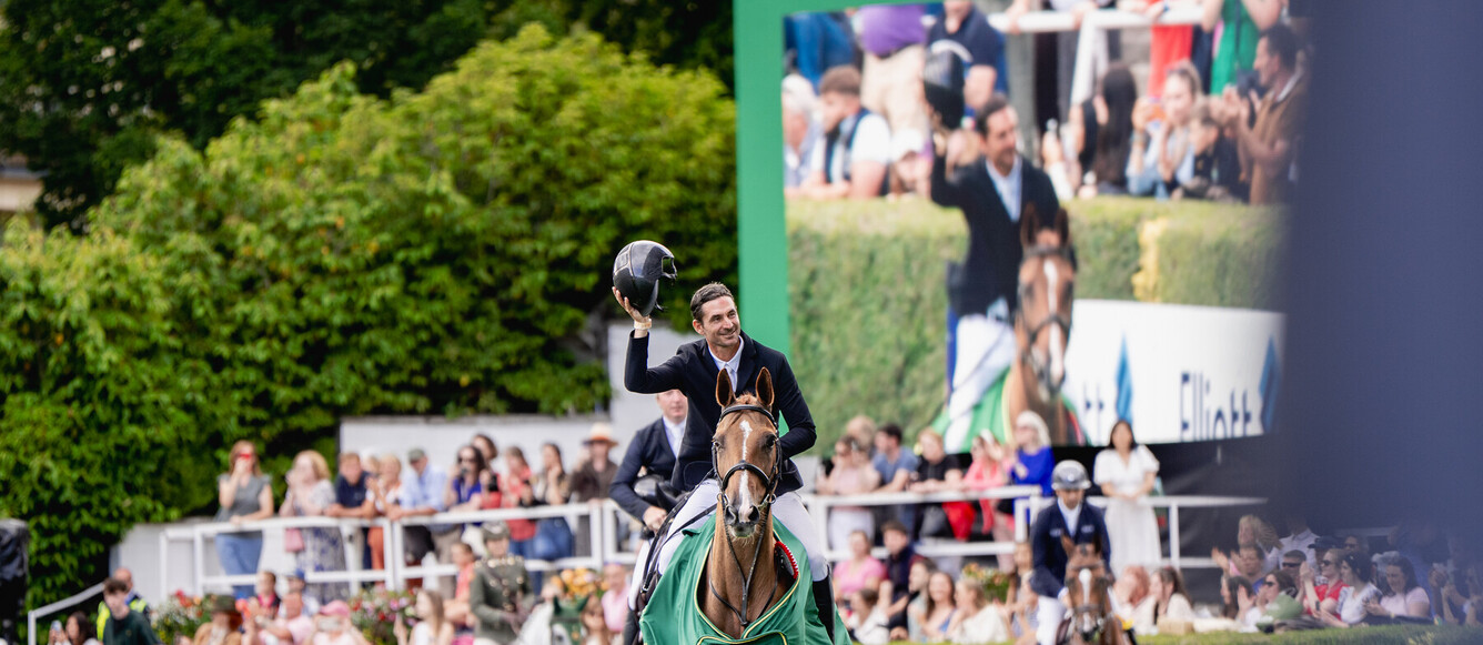 Dublin, Steve Guerdat IashinSitte©Rolexseries. LCruas