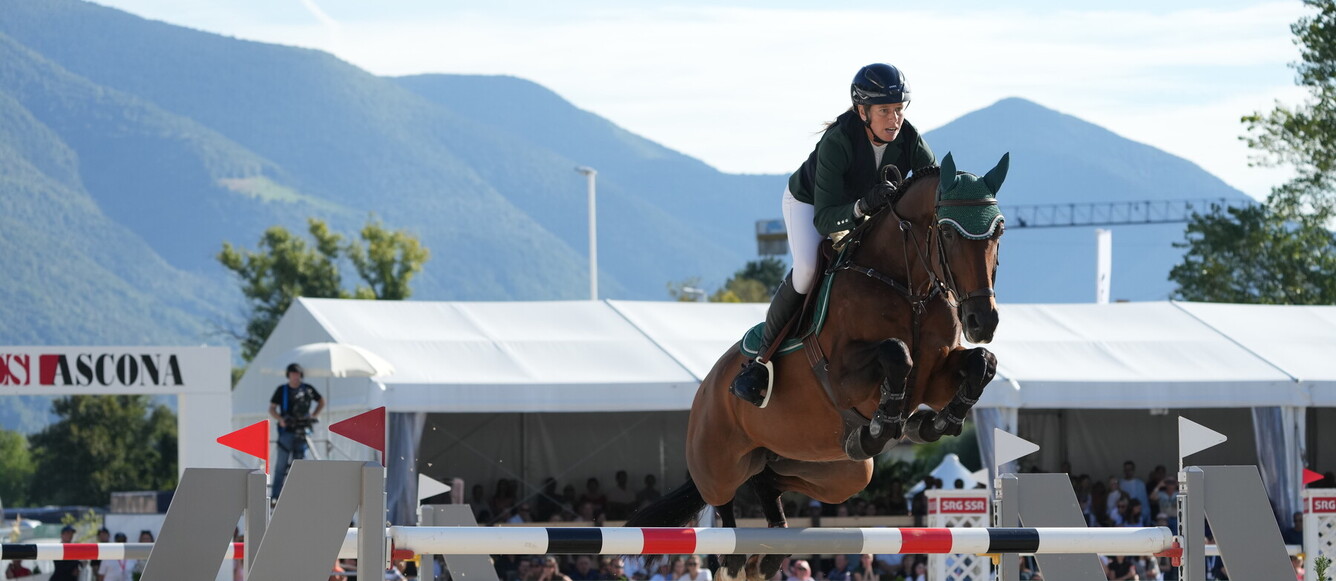 Barbara Schnieper et Licolle s'étaient imposés dans le Grand Prix 4* l'an dernier. © CSI Ascona - Sportfot