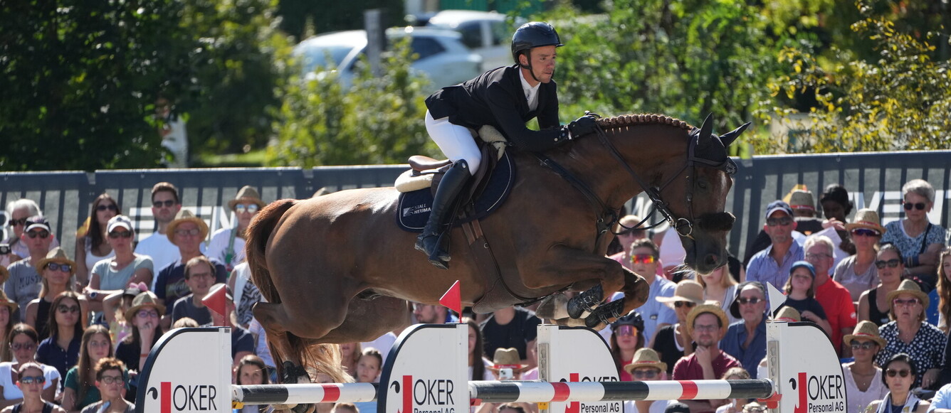 Anthony Bourquard et Everest d'Ellipse à Ascona. © csi-ascona - Sportfot