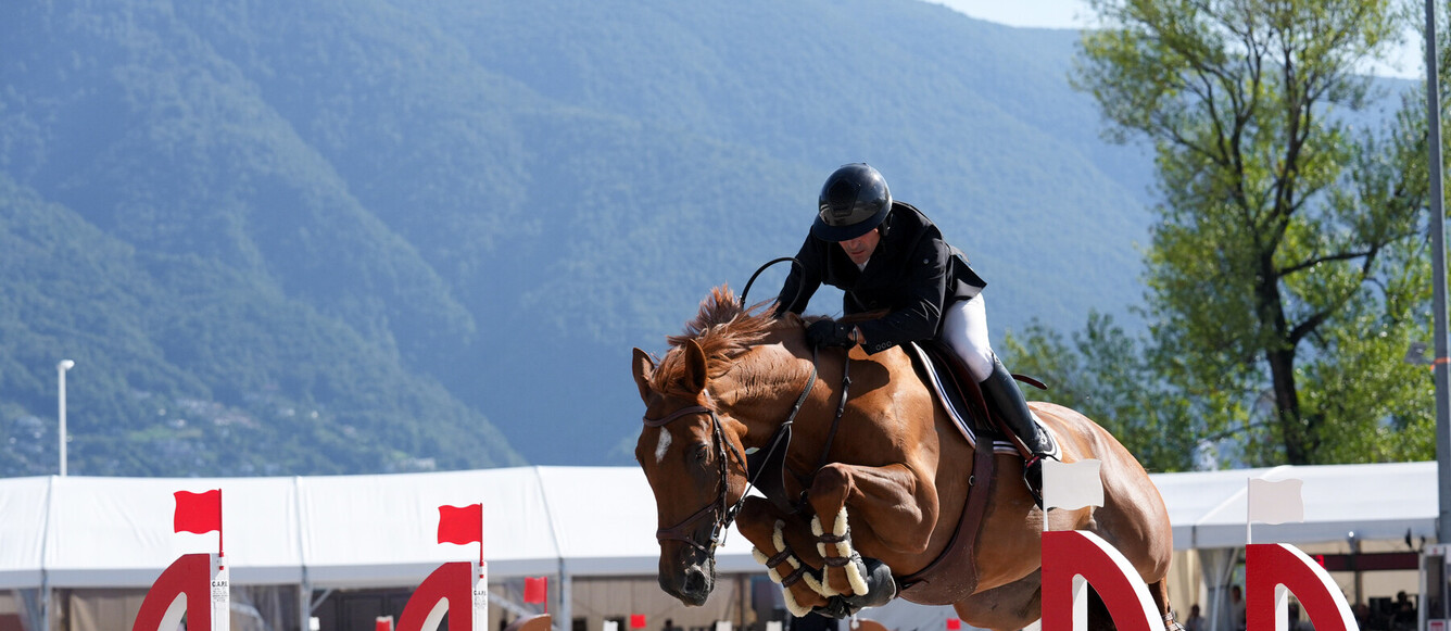Romain Duguet et Bel Canto de Boguin ont encore gagné ! Cette fois-ci, le couple a enlevé le Petit GP du CSI 4* d'Ascona. © csi-ascona 