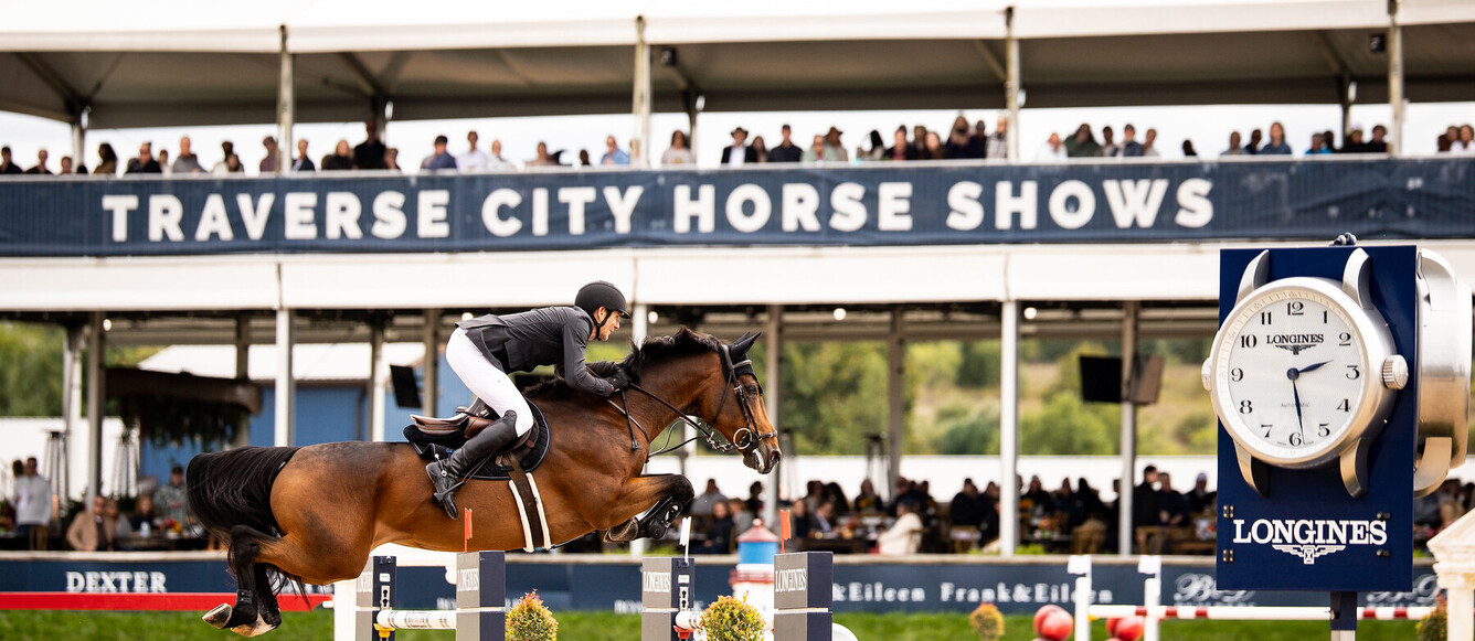 Beat Mändli et Qoachella ont remporté la première étape du circuit Coupe du monde de la ligue nord-américaine 2026-2027. © FEI/Natalie Suto photography