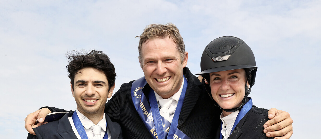 En argent l'an dernier, Martin Kühnis a décroché l'or dans la catégorie élite. Thibaut Keller et Johana Cathrein ont quant à eux signé leur premier podium à l'occasion de cette finale (N150). © Fabienne Bujard