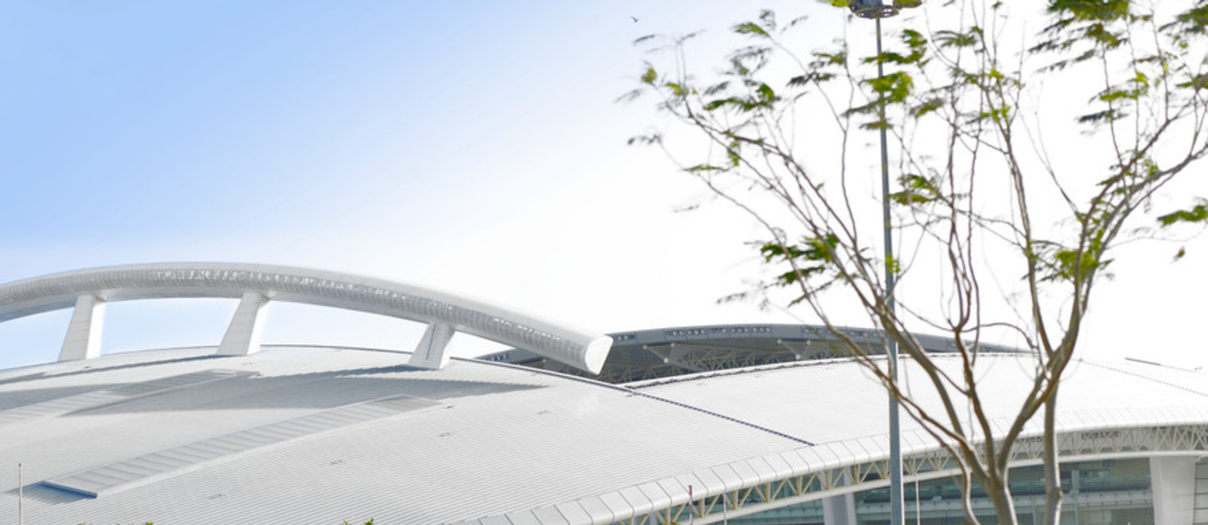 Doha arène vue de l'extérieur