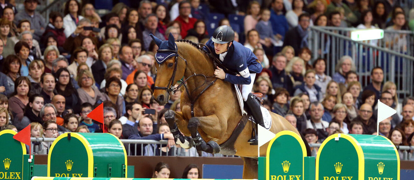 Scott Brash et Hello Sanctos remportaient le Grand Prix du Rolex Grand Slam en décembre dernier au CHI de Genève.