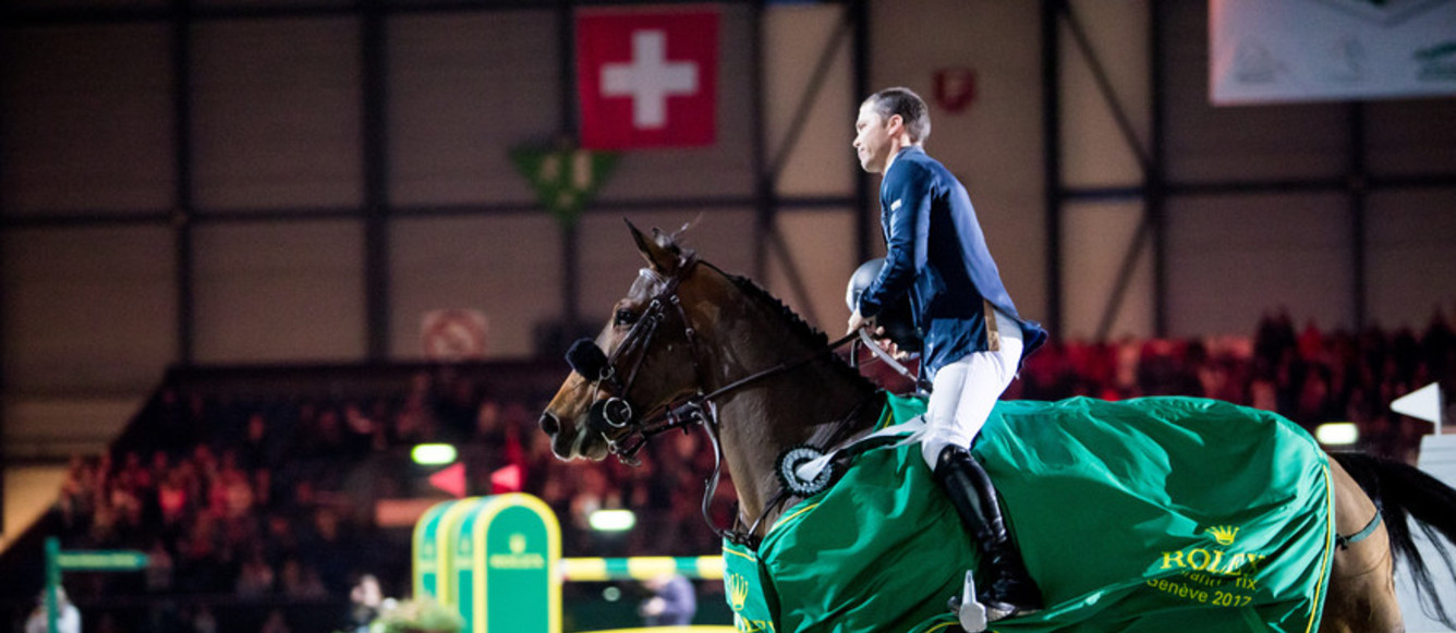 Kent Farrington grand vainqueur du dernier Grand Slam Grand Prix Rolex à Genève