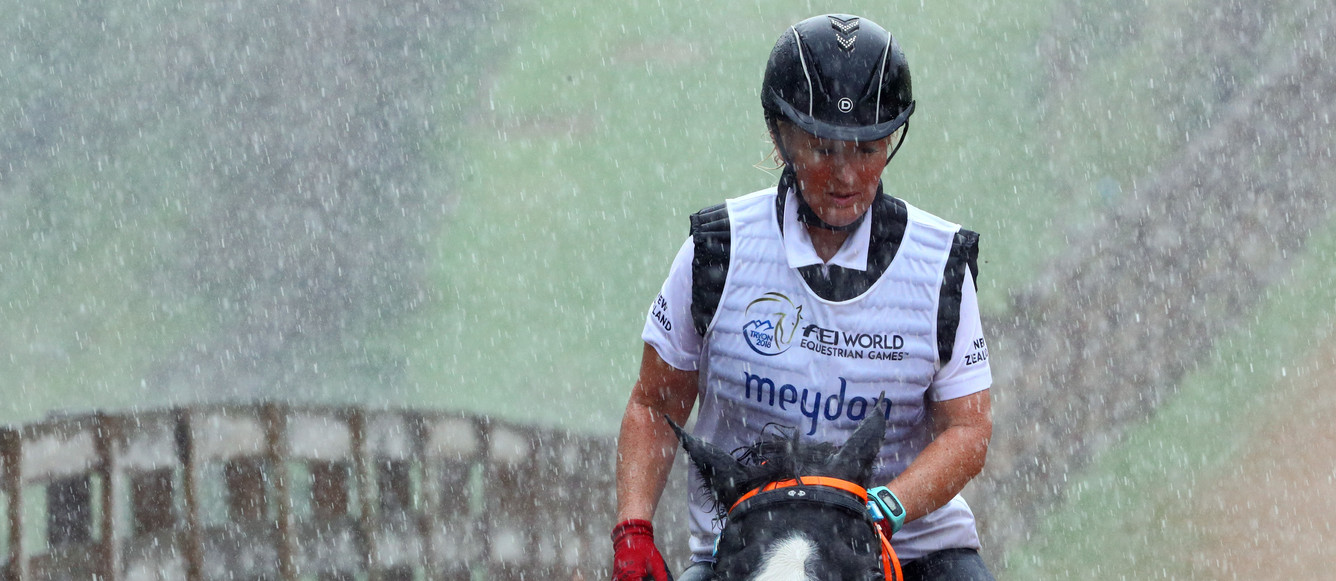 CHAMPION Jenny (NZL) riding Barack Obama  during the FEI World Equestrian Games 2018 on September 12, 2018 in Tryon, United States of America. (Photo by Jean Philippe Martini/Icon Sport